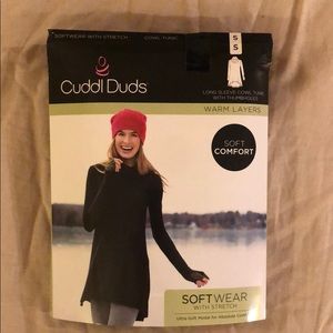 Long sleeve cowl neck tunic